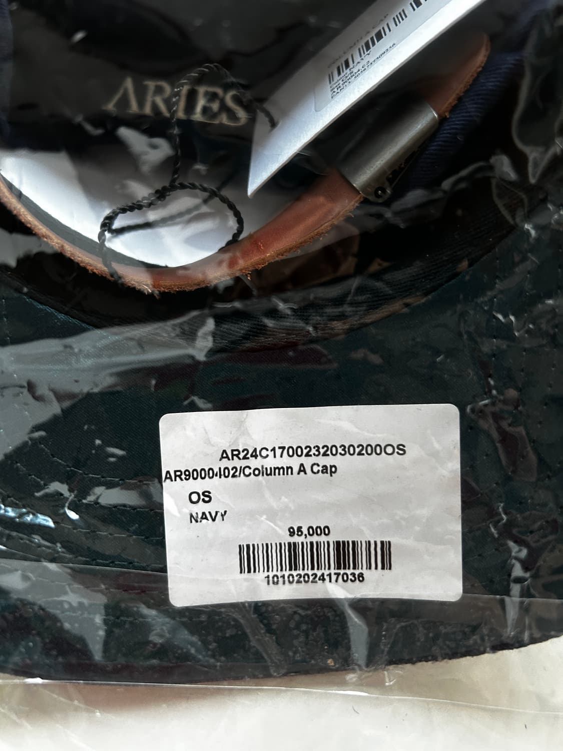 [새상품] ARIES 자수 베이스볼 캡 모자 상품이미지2