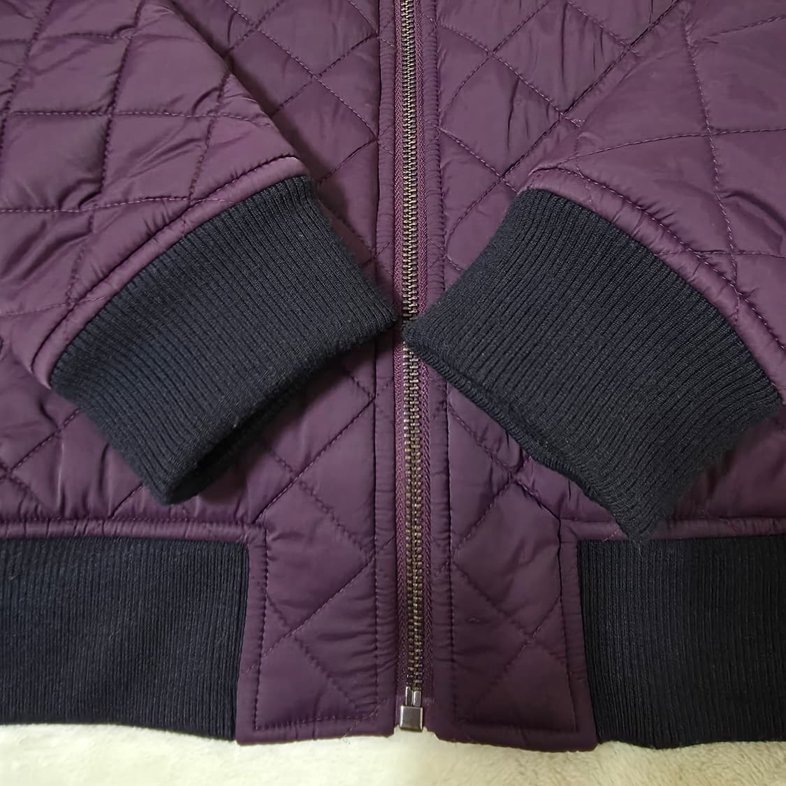 (100)여성 라코스테 퀼팅 패딩 점퍼 상품이미지3