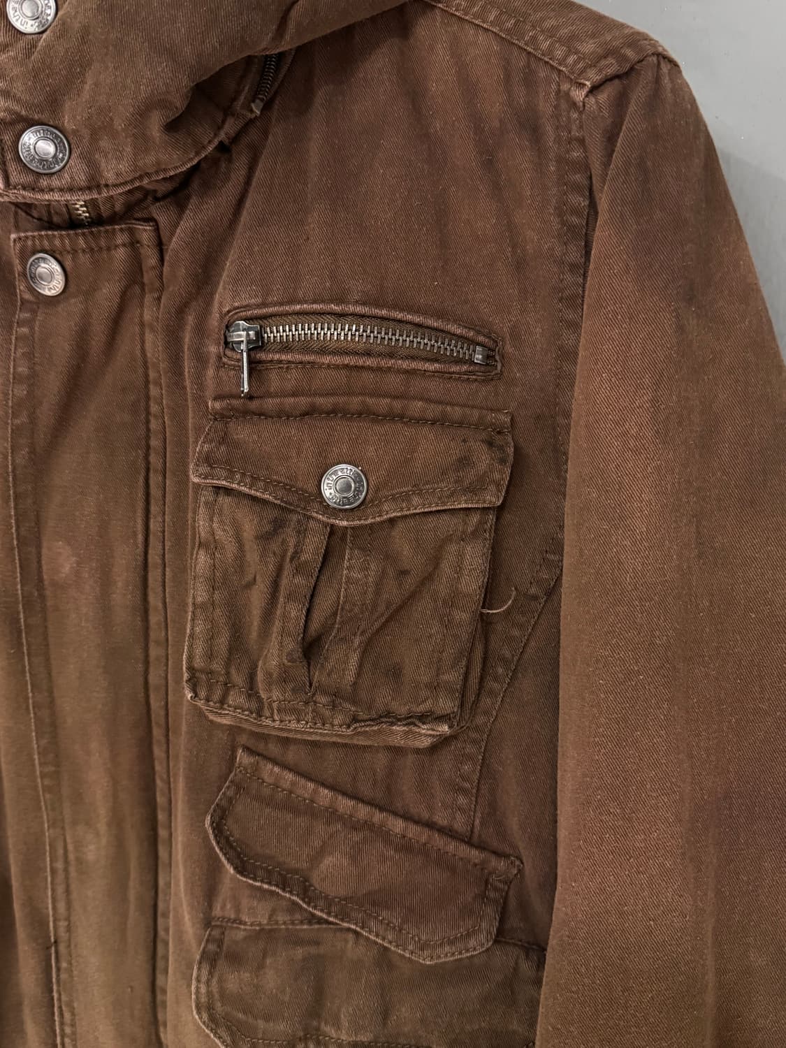 In The Attic 브라운 퍼 후드 자켓 상품이미지3