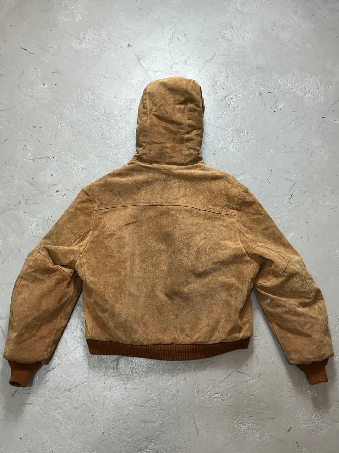 80’s 빈티지 시어스 무톤 후드 자켓 빈티지 레더 자켓 후드 상품이미지4