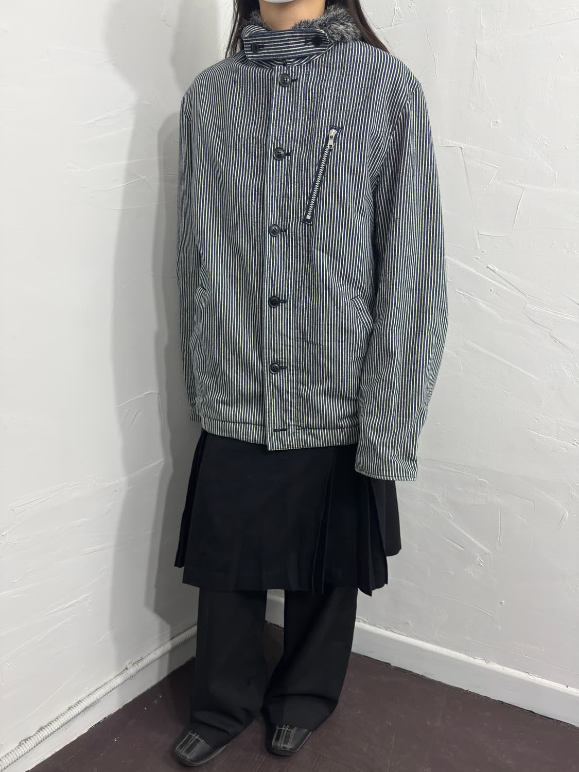 takeo kikuchi fur detail jacket 상품이미지3