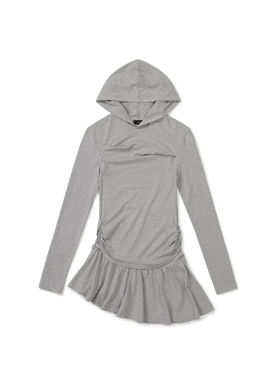 LCDC 후드치마 HOODED JERSEY DRESS 그레이 상품이미지5