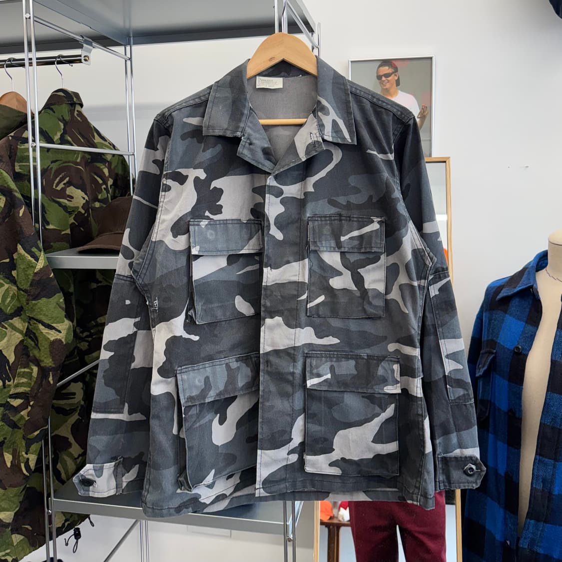 US Army 미군 우드랜드 카모 셔츠 자켓 (M)   상품이미지2