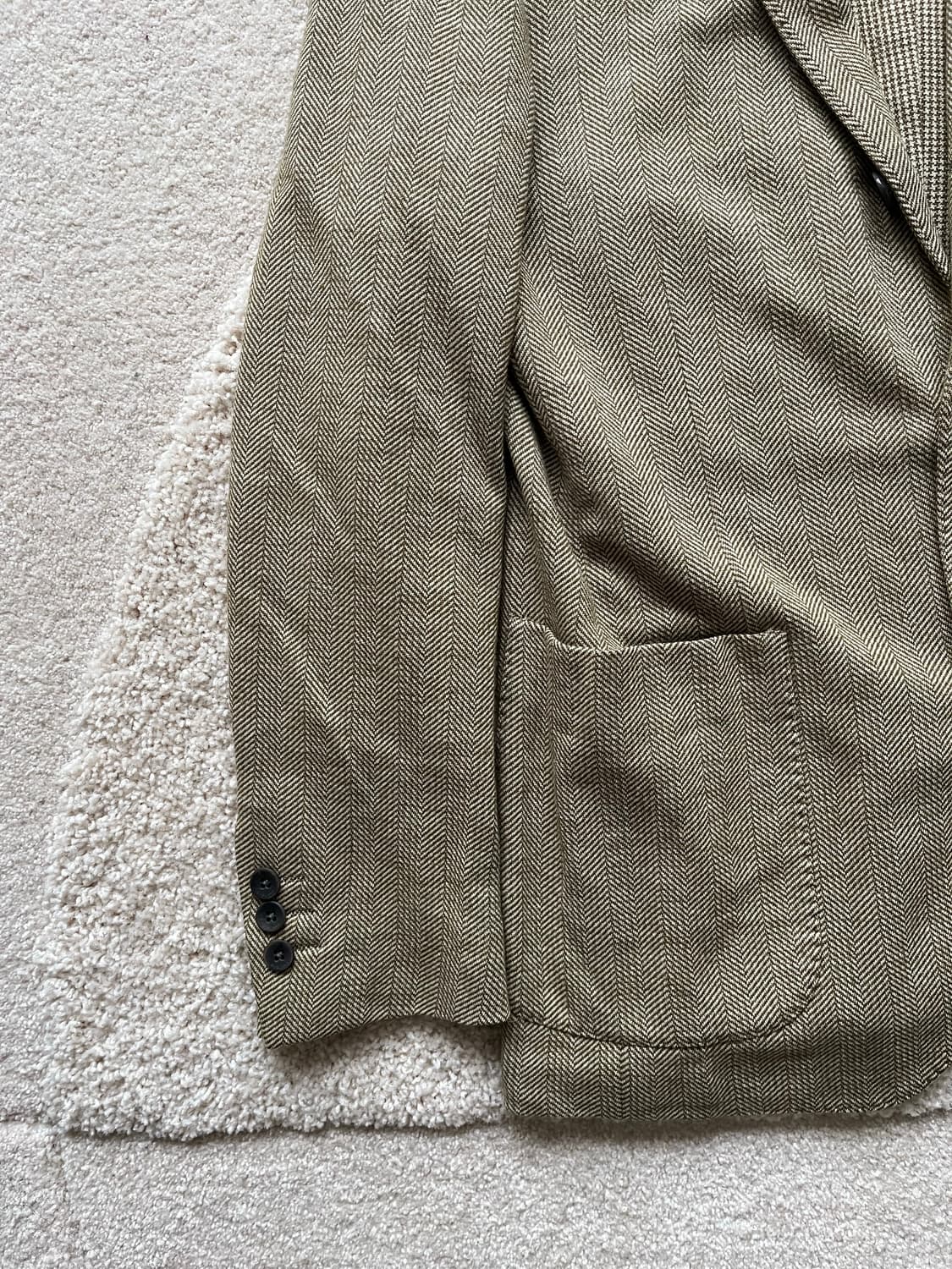 볼리올리 헤링본 테일러드 자켓 (100-103) 상품이미지5