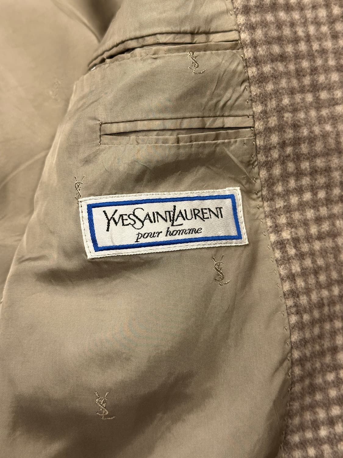 80s Yves Saint Laurent Homme 입생로랑 블레이저 상품이미지6