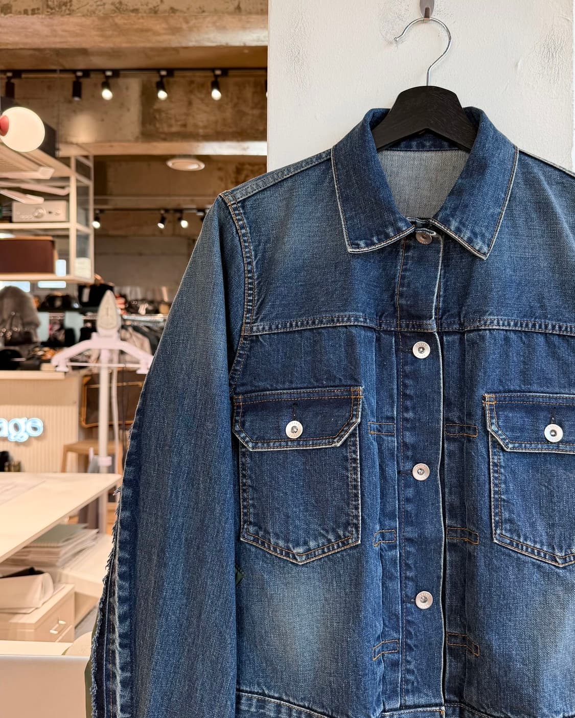 사카이 데님 나일론 트윌 자켓  상품이미지4