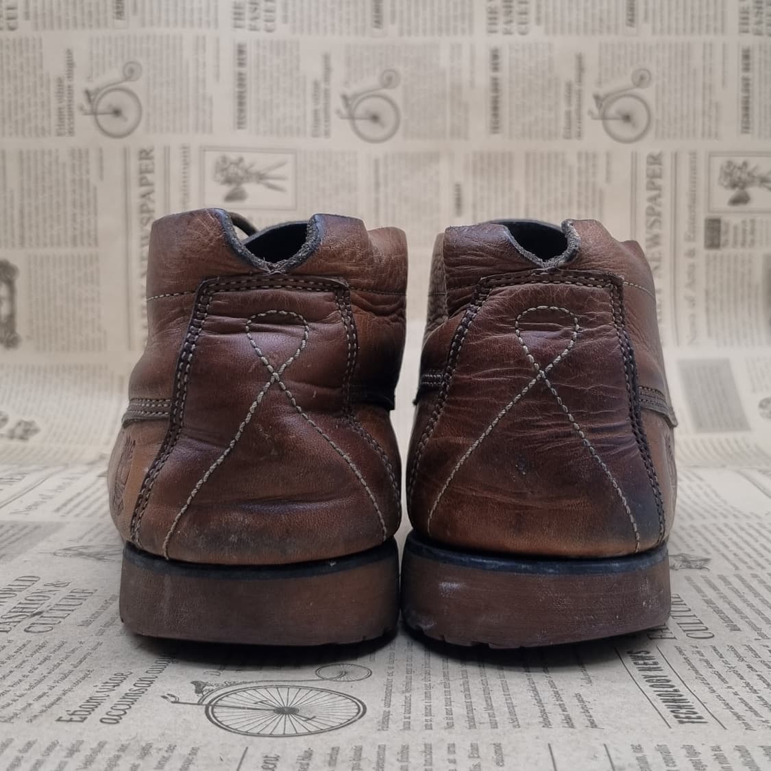 팀버랜드 브라운 레더 보트슈즈275 상품이미지4