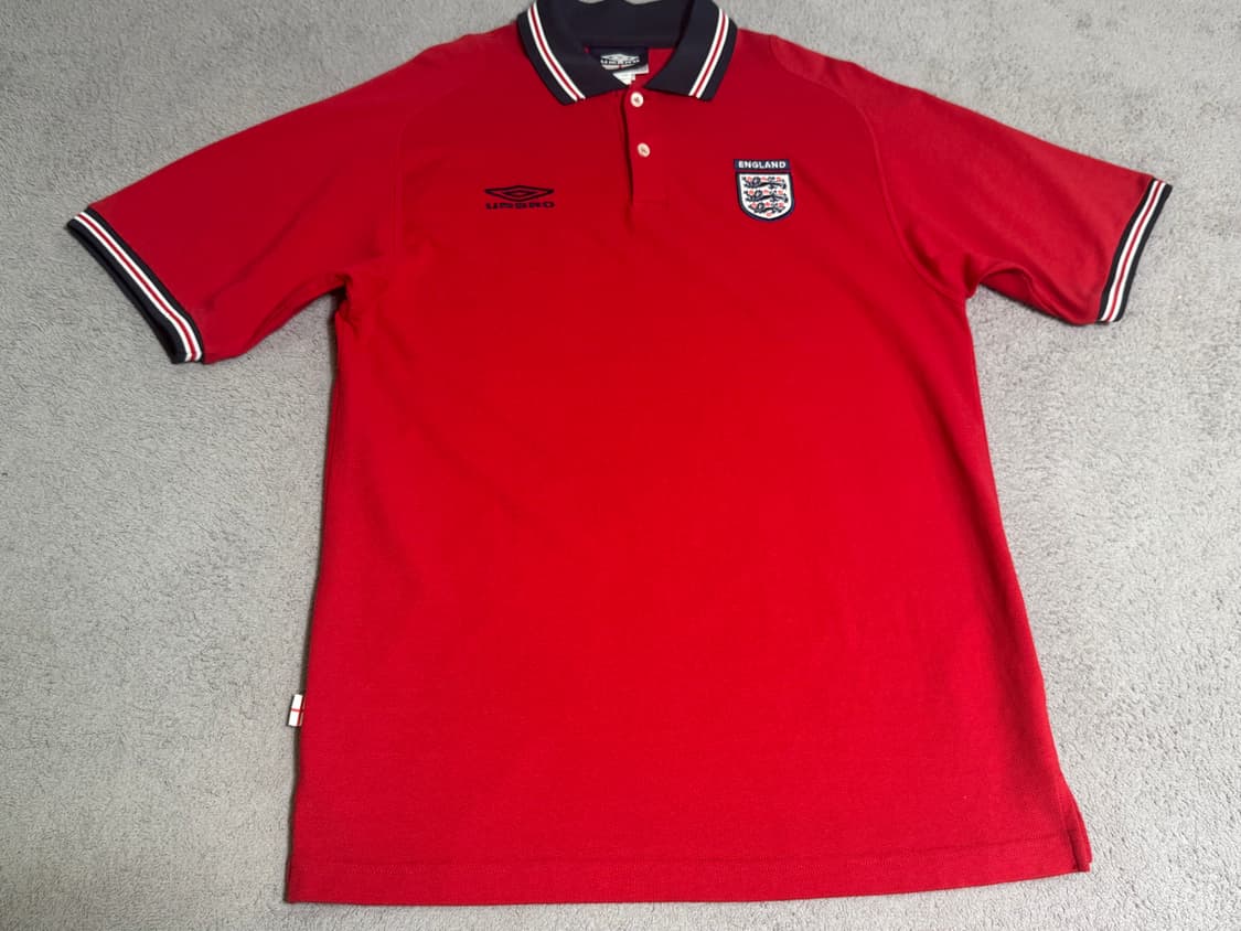 99-01시즌 Umbro 정품 엄브로 잉글랜드 축구 국가대표 유니폼  상품이미지2