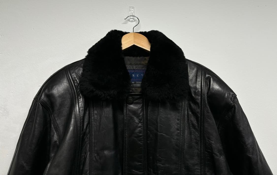 소가죽 무스탕 라이더 자켓 L-XL 상품이미지2