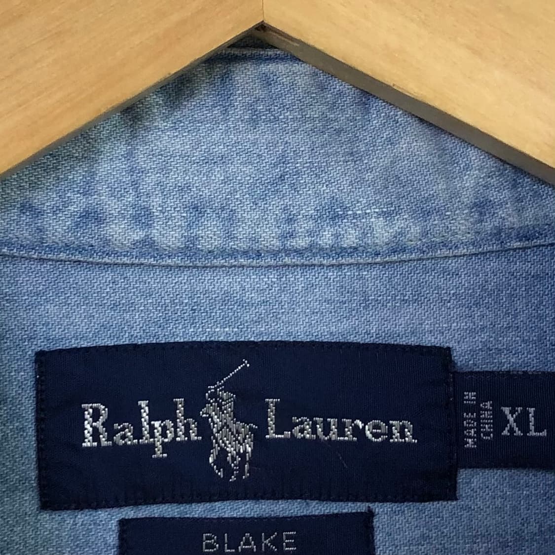 Xxl 폴로 데님 셔츠 상품이미지3