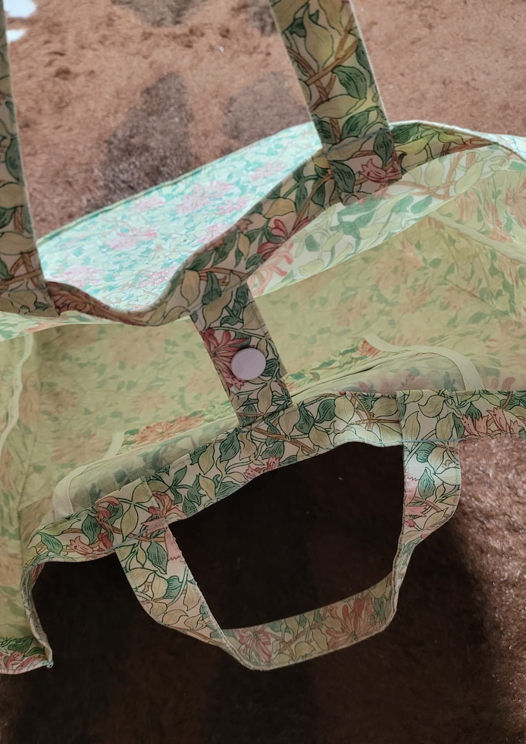 사랑스런 꽃무늬 패턴의 에코백 상품이미지7