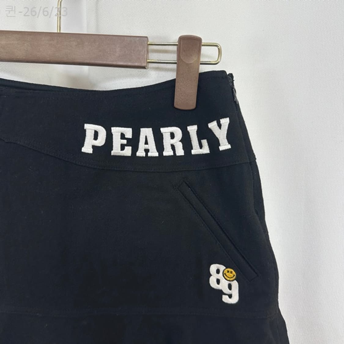 파리게이츠 여자 골프 치마 스커트 검정 0 (26인치정도) 상품이미지2