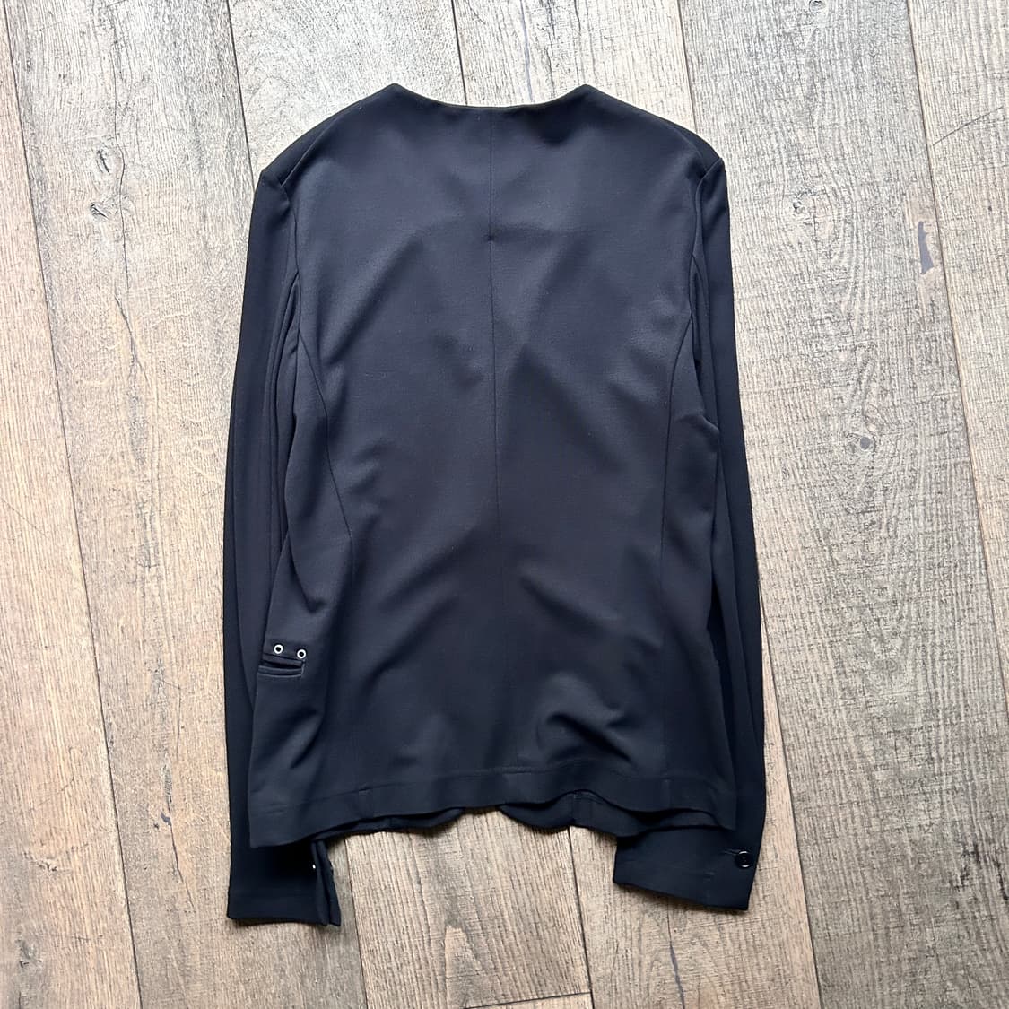 Eyelet Pocket No-Collar Jacket 상품이미지8