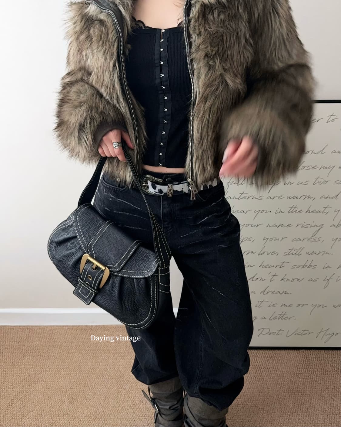 셀린느 레더 호보백 상품이미지9