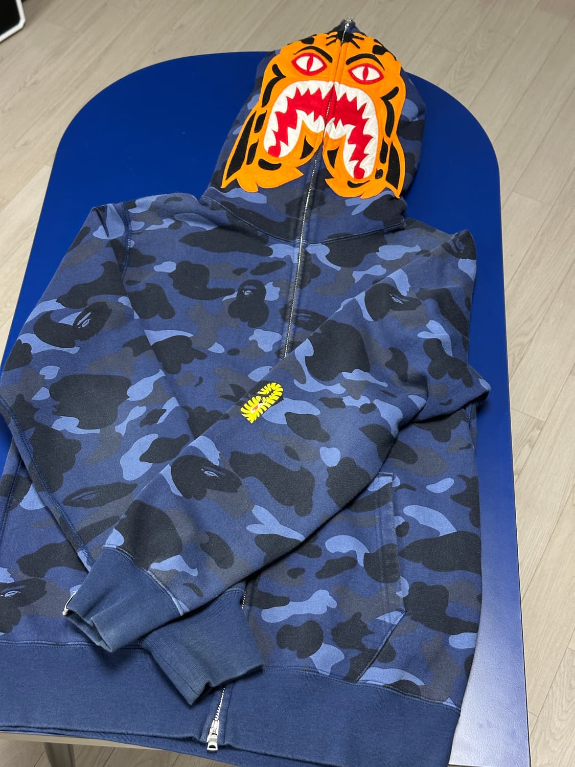 베이프 후드집업 XL 청계 상품이미지5