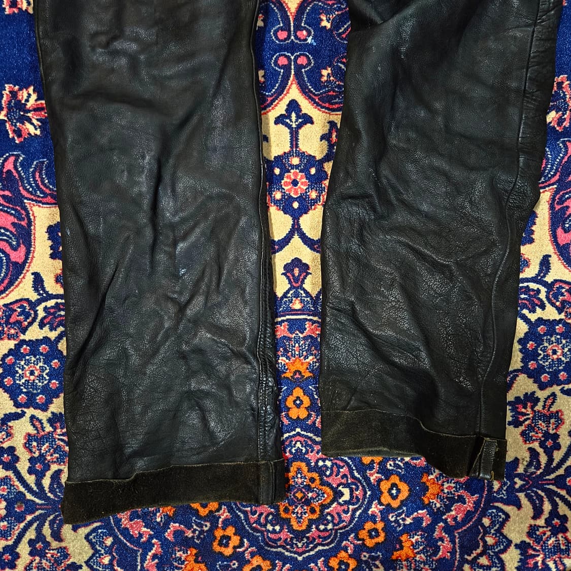 USA 아메리칸 빈티지 버팔로레더 스웨이드 롤업 팬츠
 상품이미지6