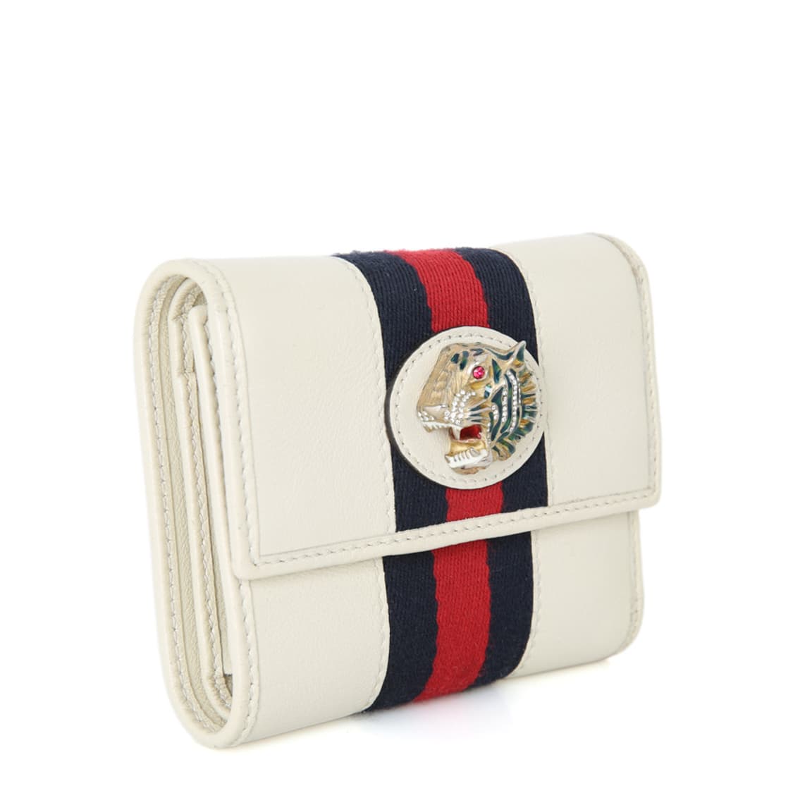 구찌 라자 타이거 지갑 화이트 삼선 반지갑 573794 상품이미지3
