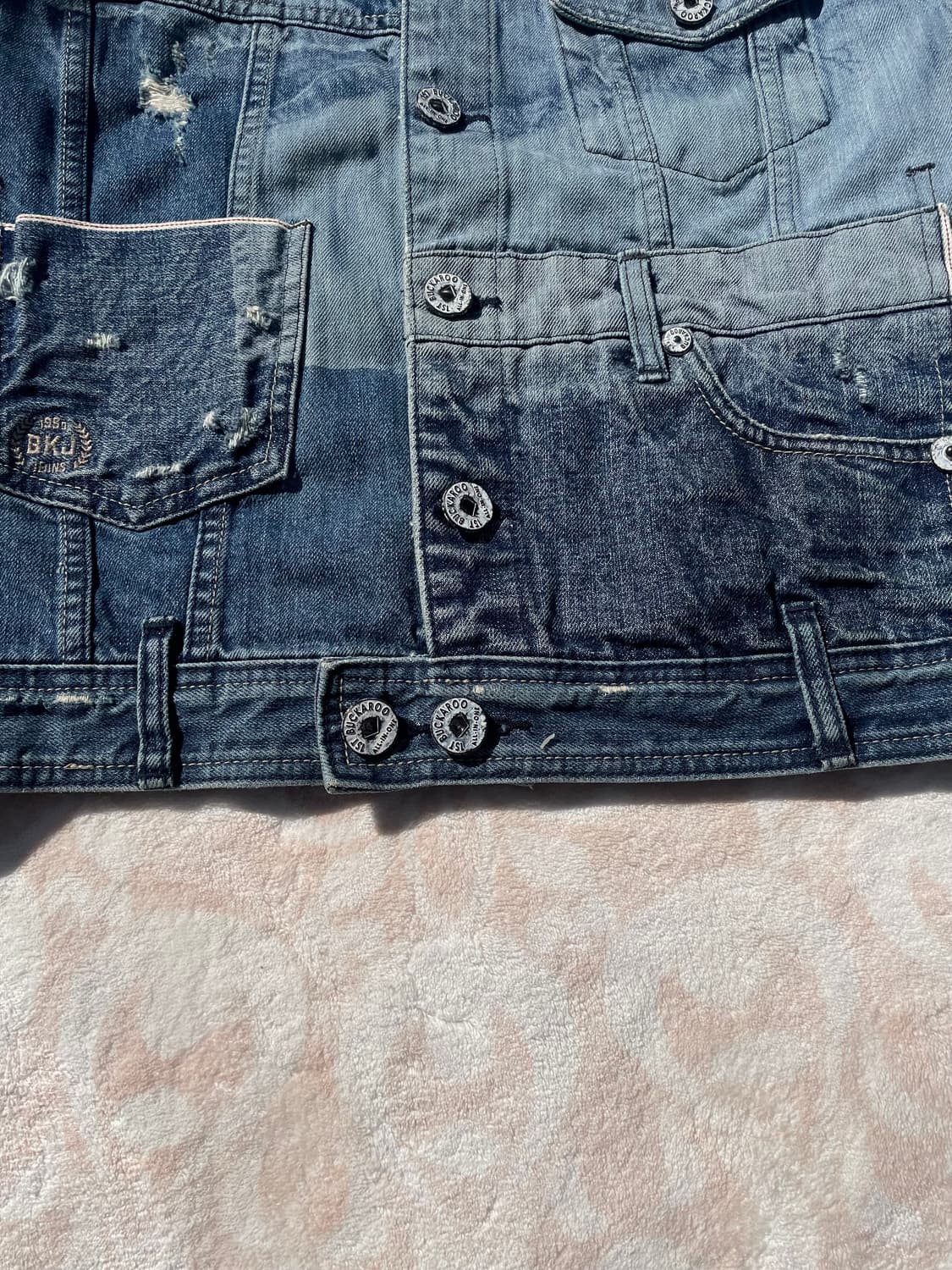 버카루 빈티지 y2k 트러커자켓 상품이미지3