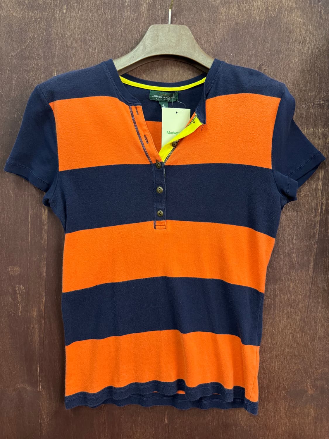 Ralph Lauren jeans 랄프 로렌 진스 헨리넥 스트라이프 반팔 상품이미지2
