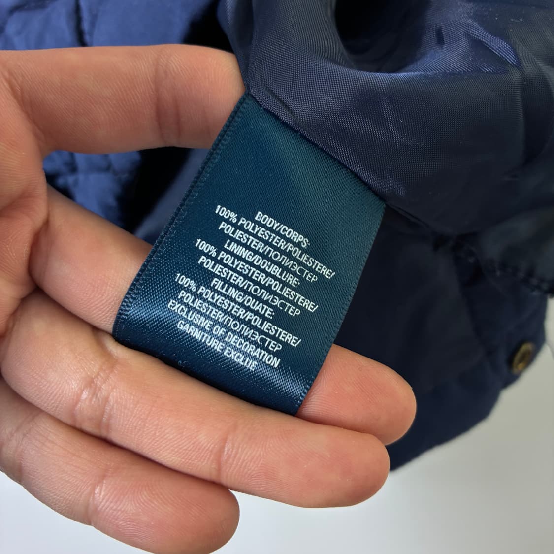 Polo  폴로 랄프로렌 자수 코듀로이카라 퀼팅 자켓   상품이미지7