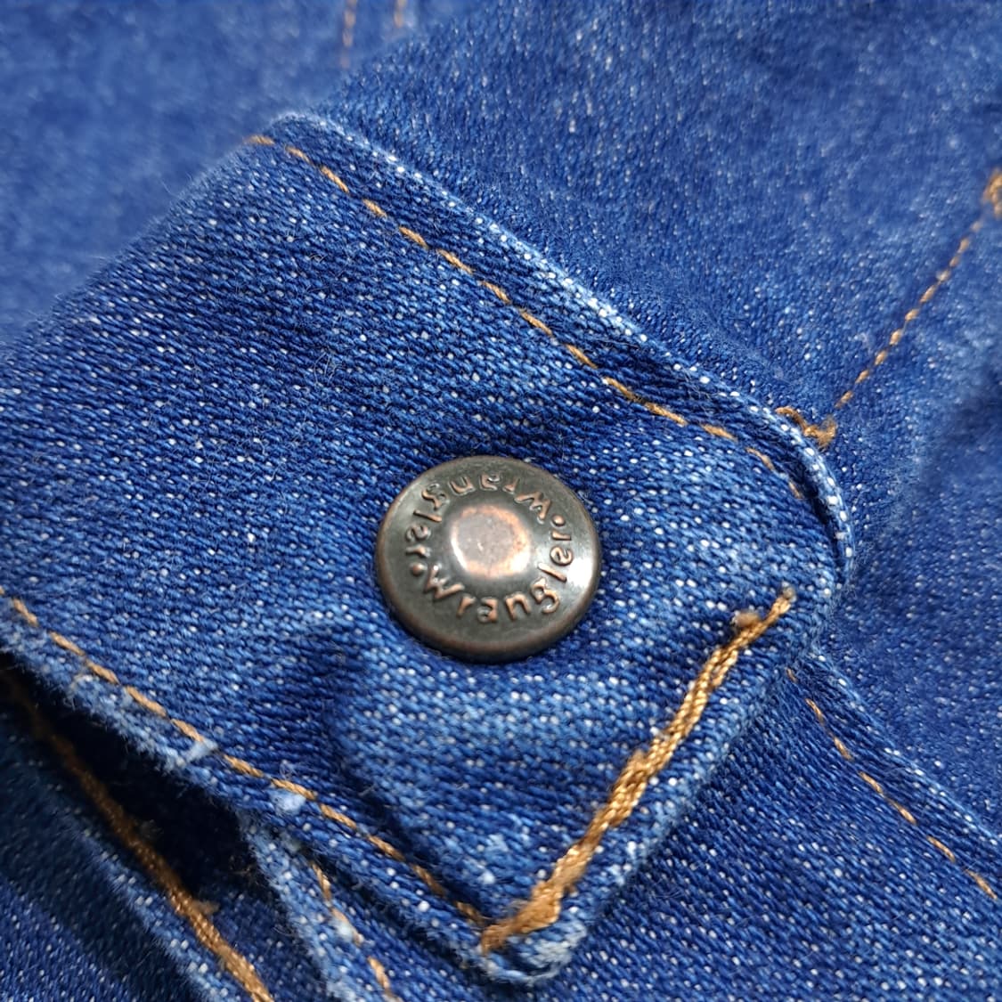 CL236 2XL 랭글러 90s 멕시코판 블랭킷 인디고 데님 자켓 상품이미지7