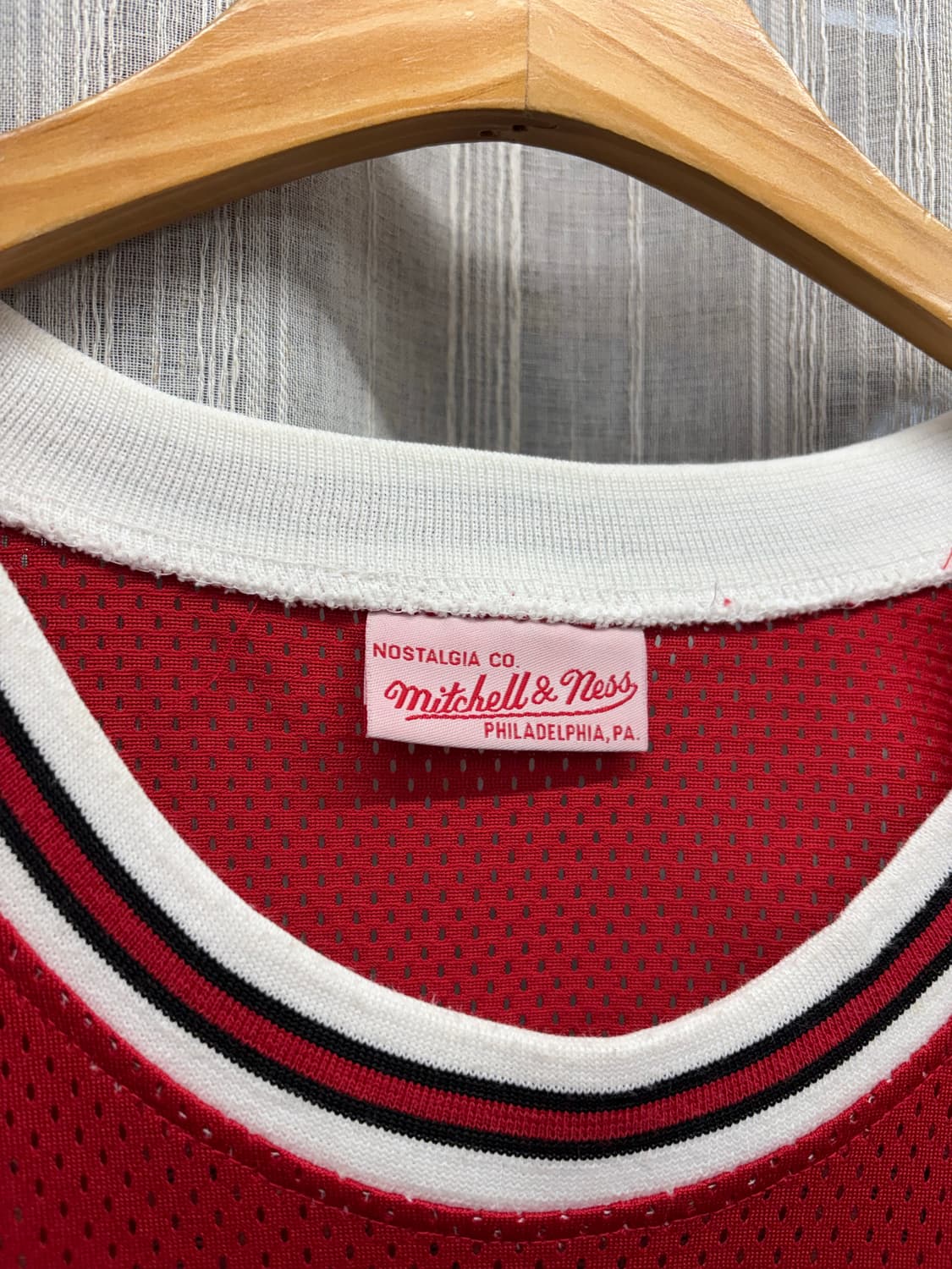 미첼엔네스 NBA 시카고불스 마이클조던 농구져지 나시 유니폼 상품이미지3