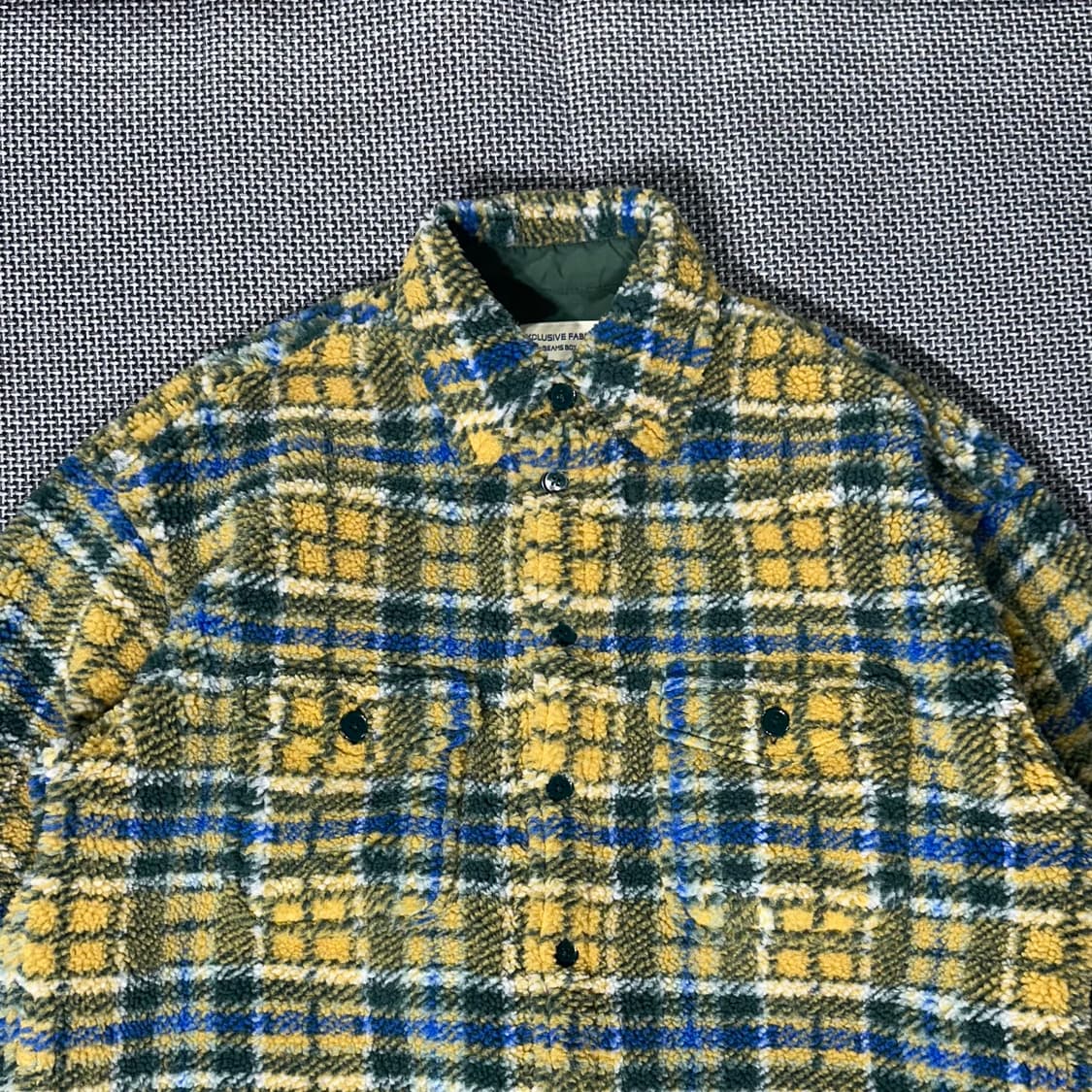 빔즈보이 체크 플리스 자켓 (M) 상품이미지2
