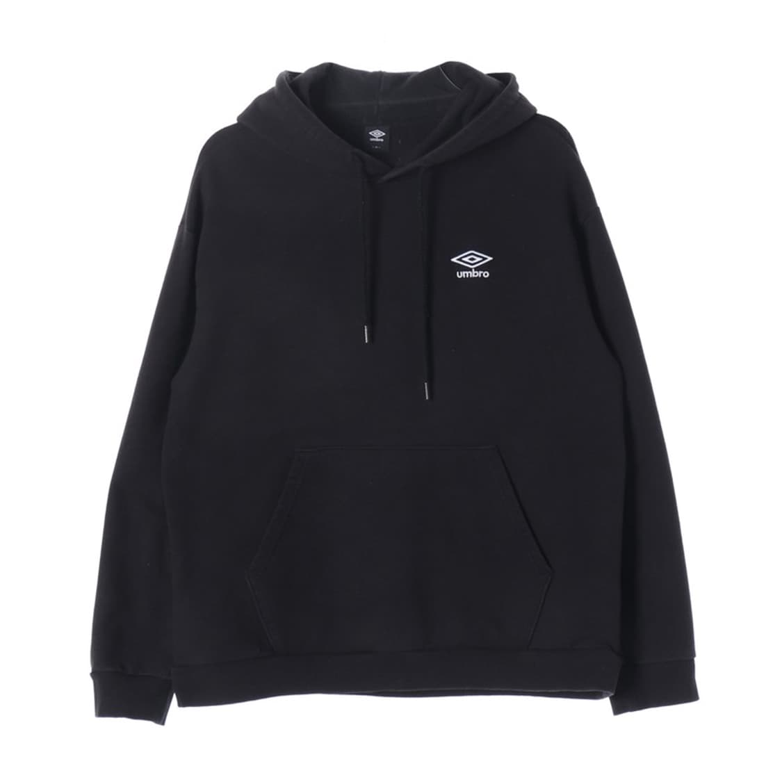 UMBRO 에센셜 스몰 로고 블랙 후드티 XL 상품이미지1