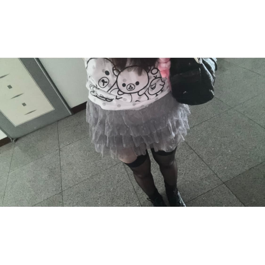 리락쿠마&코리락쿠마&키이로이토리 도트 나그랑 티셔츠♥ 산엑스 갸루 고전 상품이미지7