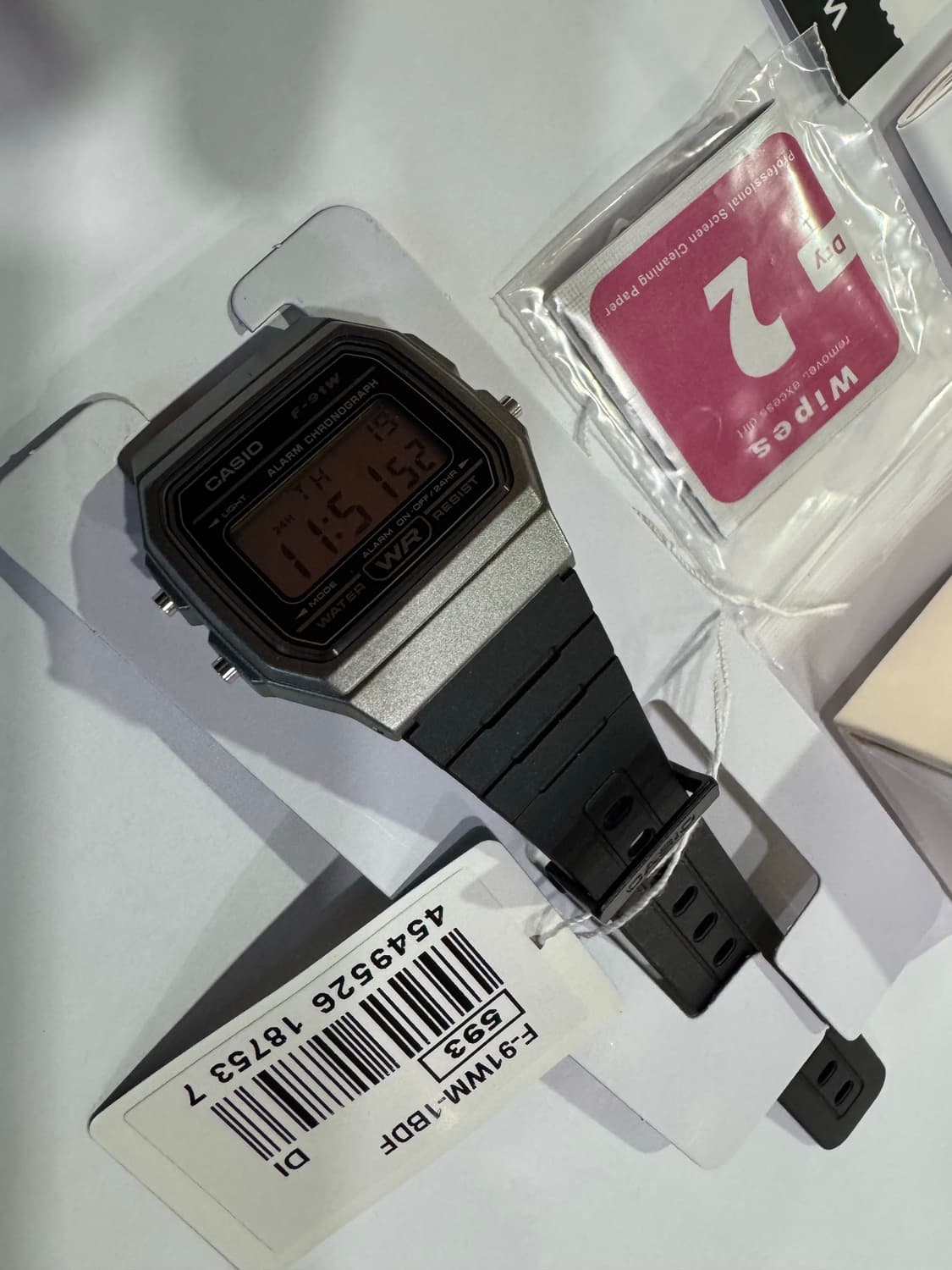 카시오 손목 시계 F-91WM-1B (풀박스) 상품이미지3