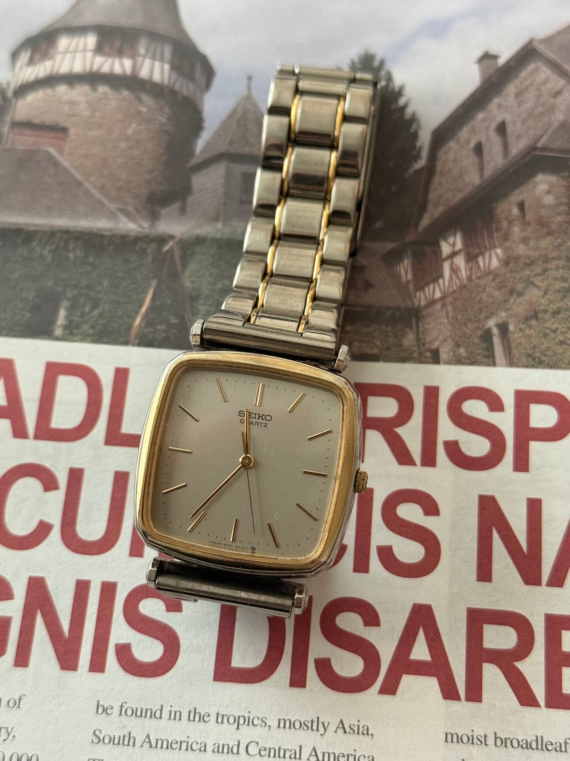 세이코 Seiko 투톤 콤비 쿼츠 상품이미지1