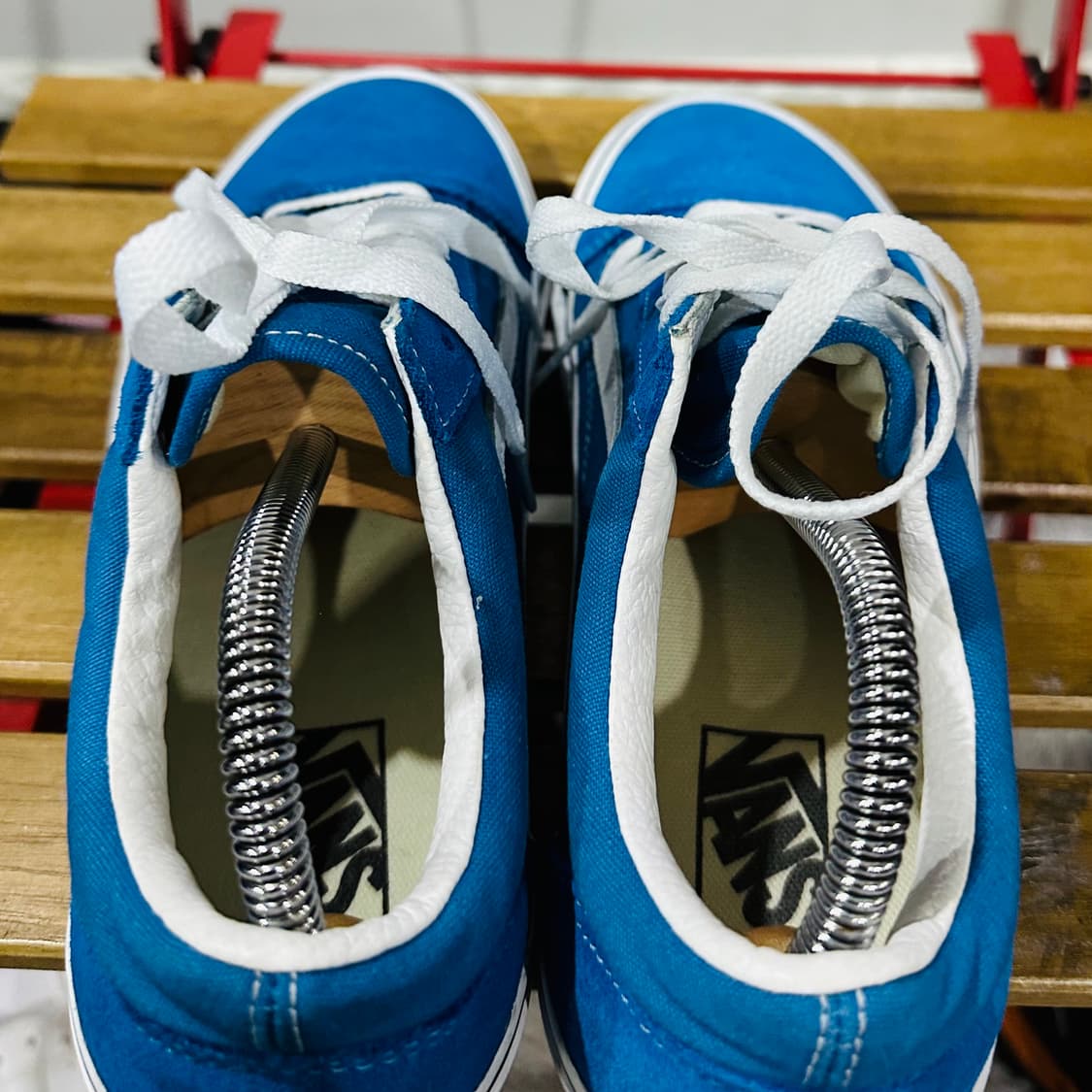 265) 반스 운동화 남성 남자 신발 올드스쿨 블루 스웨이드 상품이미지5