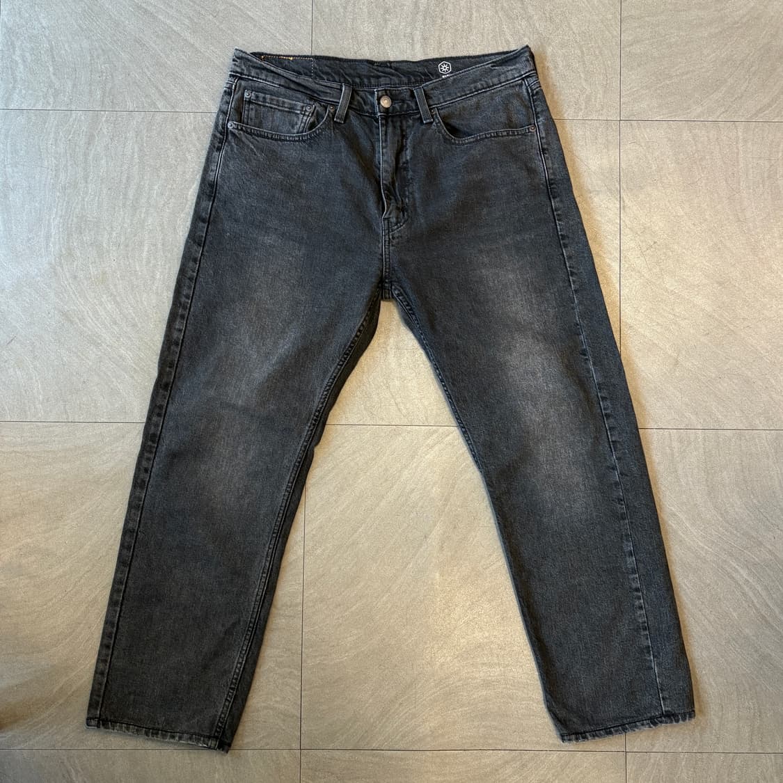 리바이스 정품 505 데님 블랙 팬츠 바지 상품이미지1