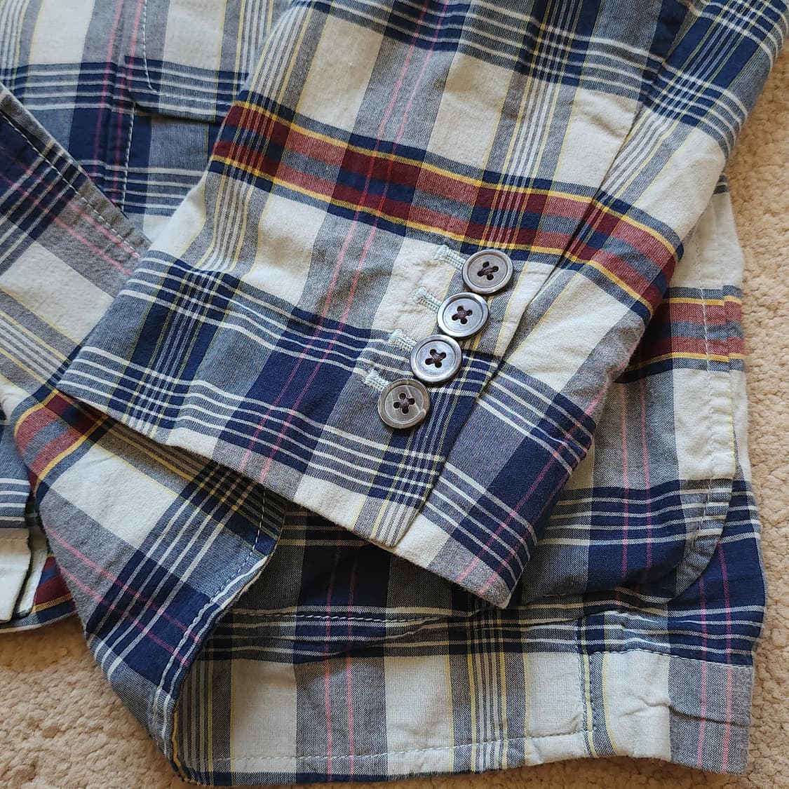 폴로 랄프로렌 블레이져 자켓 체크패턴 스포츠 자켓 46R 상품이미지7