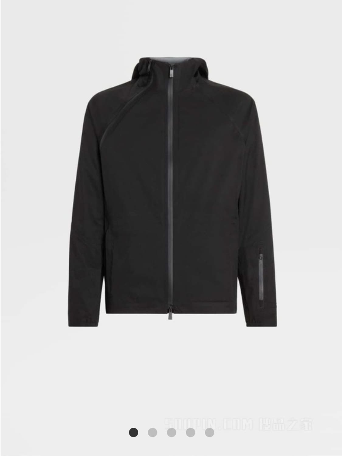 제냐 3레이어 쉘 자켓 블랙  xl 상품이미지1