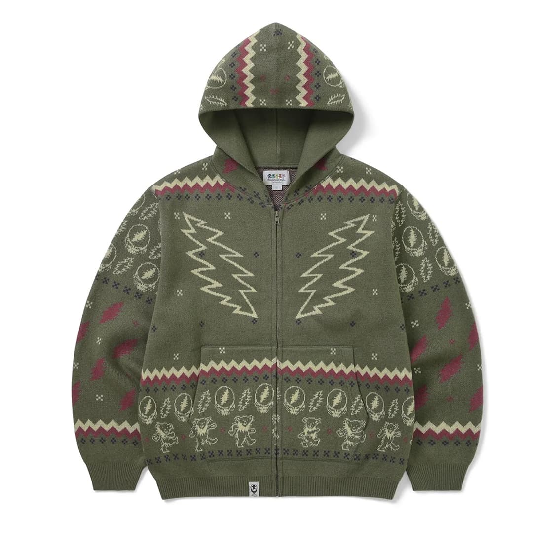 [디네뎃] GD Iconography Knit Zip Hoodie_XL 상품이미지1