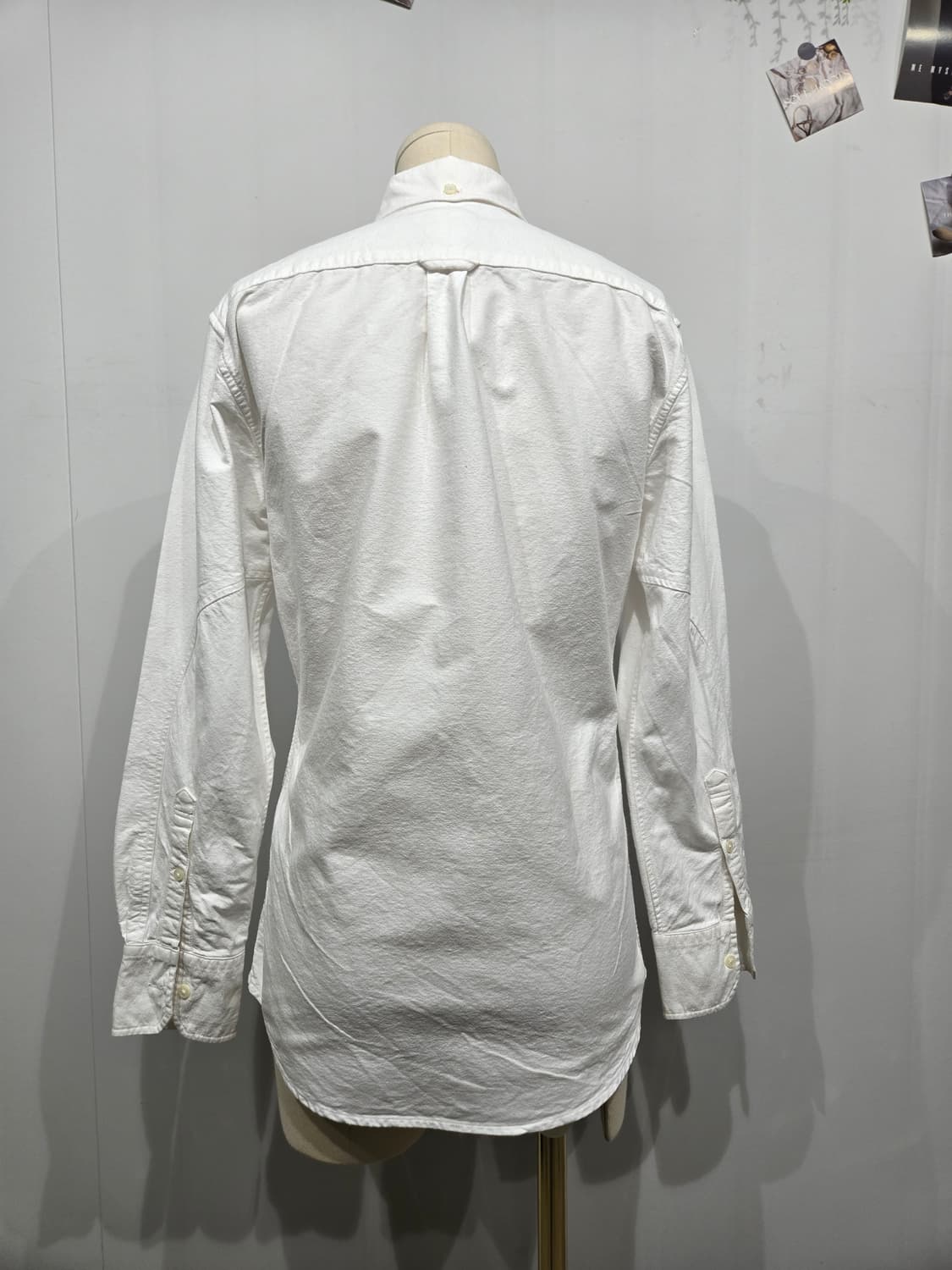 톰브라운 코에 콜라보 흰색 긴팔 옥스포드 셔츠 상품이미지2