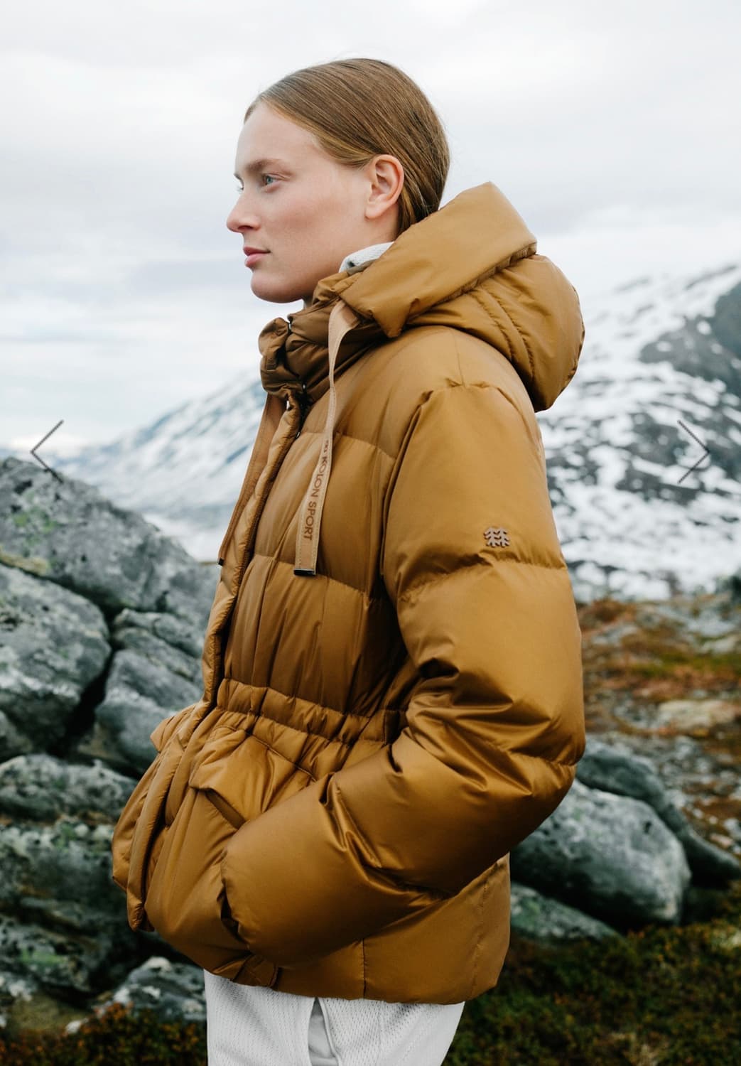 코오롱스포츠 여성 푸퍼 다운_블랙 상품이미지7