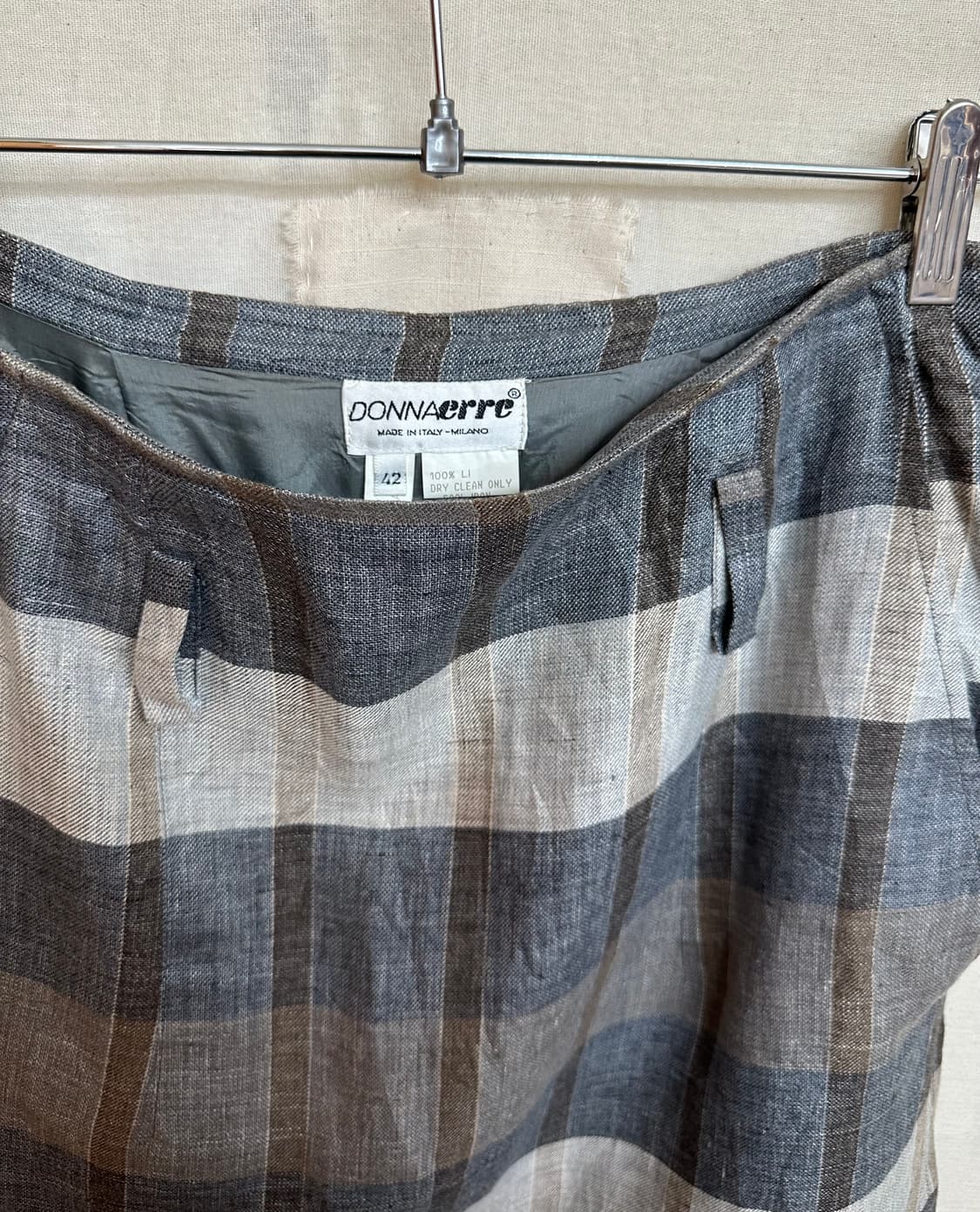 donna crre linen skirt 상품이미지4