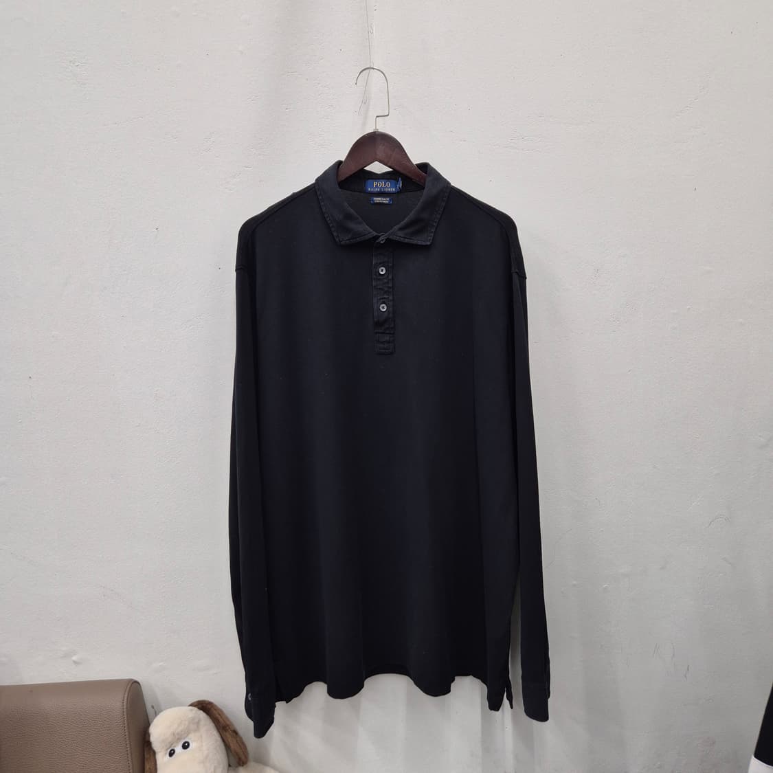 폴로 랄프로렌 커스텀슬림핏 스트레치 메쉬 긴팔 카라 2XL 상품이미지1