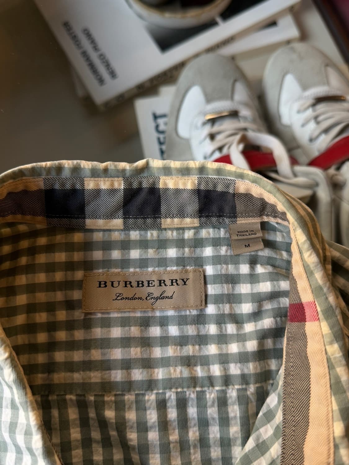 버버리 시어서커 셔츠 100 상품이미지10