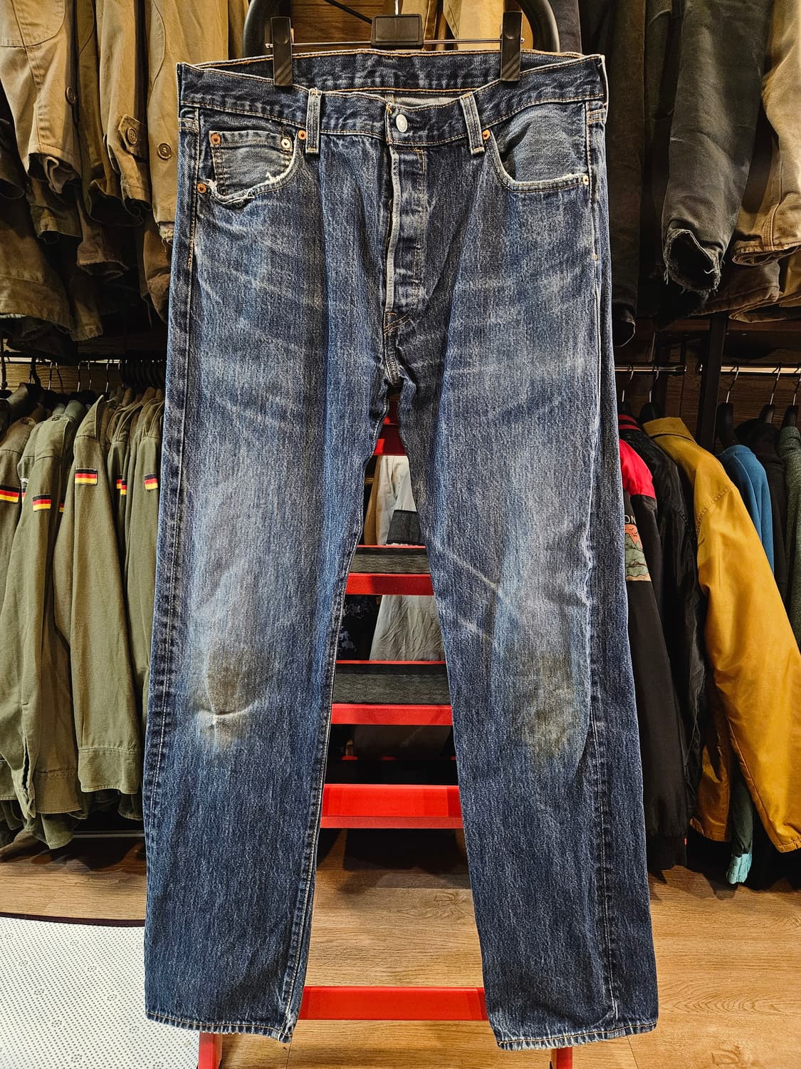 리바이스 501 빈티지 셀비지 데님 팬츠 상품이미지2