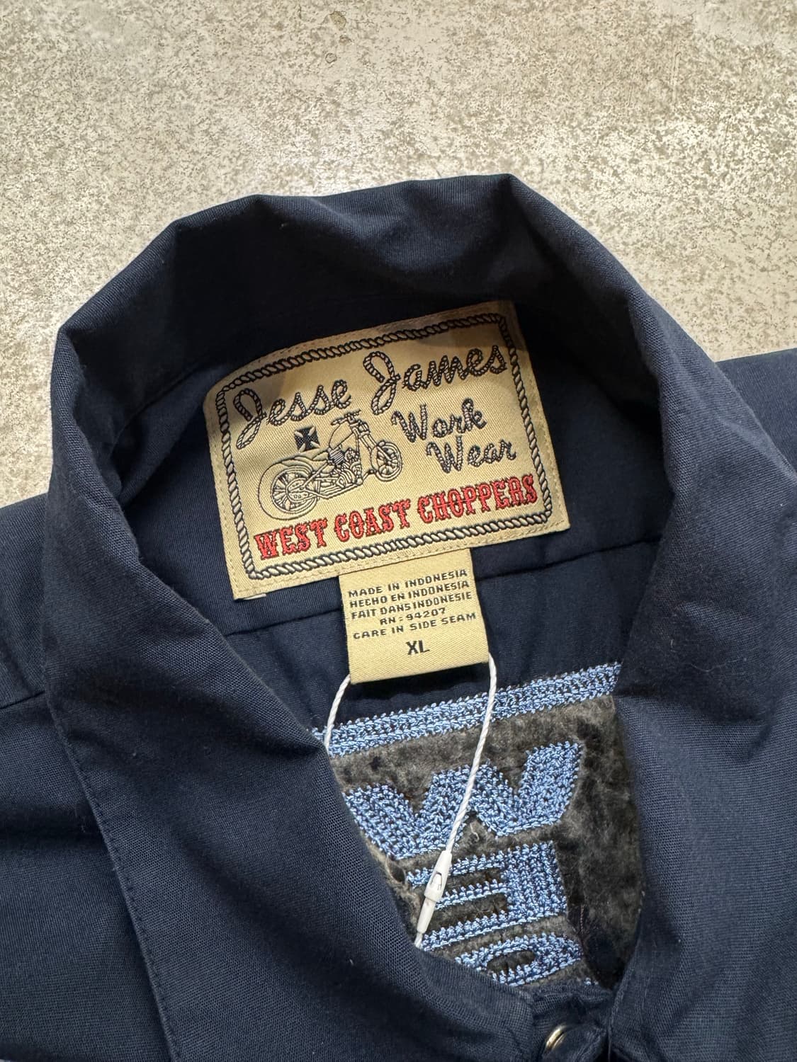 00s 웨스트 코스트 차퍼스 반팔 바이커 워크셔츠 상품이미지3