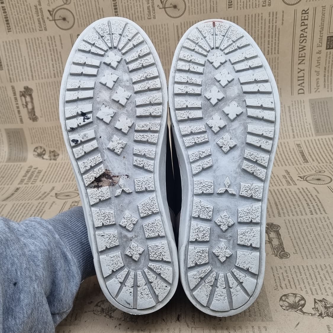 탠디 꾸안꾸 남성 가죽 스니커즈 260 상품이미지3