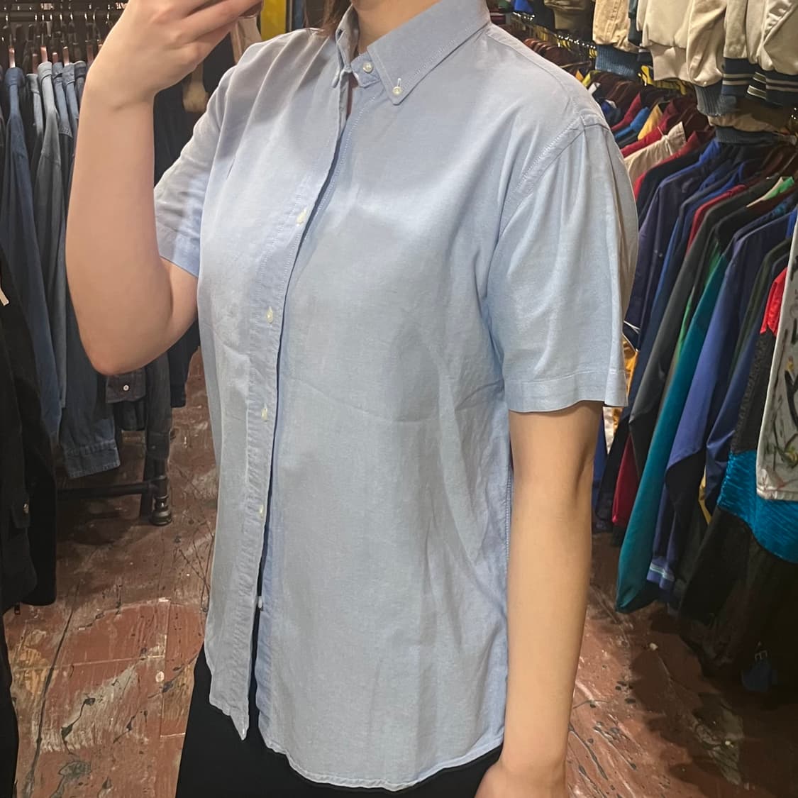 [HI] 폴로 반팔셔츠 연블루 상품이미지4