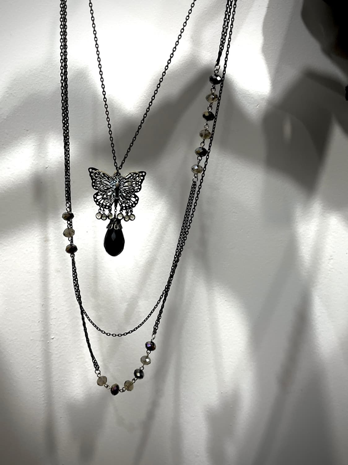 오즈온 레이어드 디테일 버터플라이 목걸이 상품이미지3