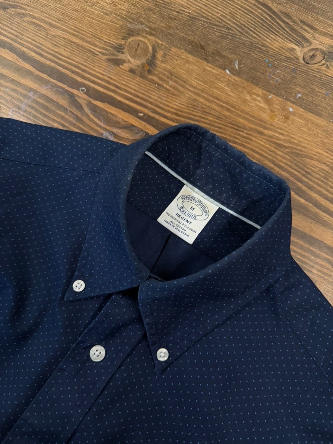 브룩스 브라더스 버튼다운 셔츠 슬림100 상품이미지7