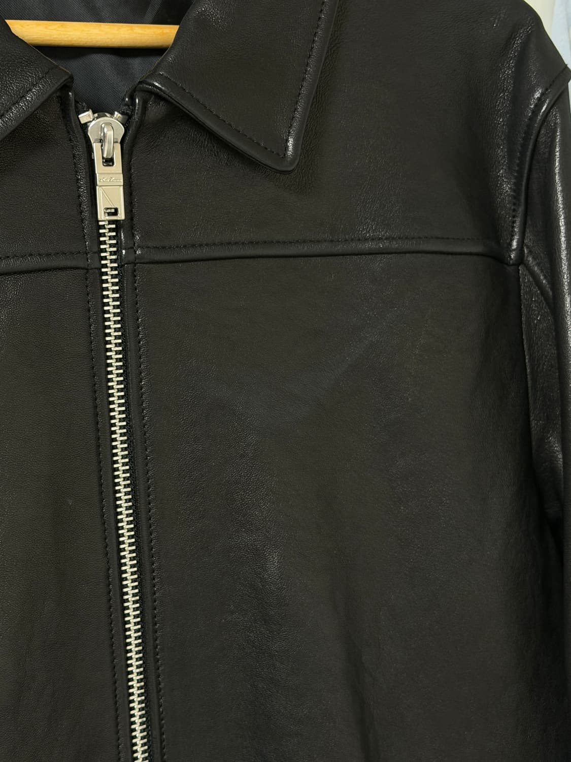 느와르라르메스 싱글라이더 램스킨 자켓 48사이즈 105 상품이미지3