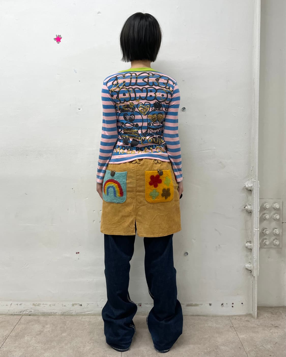 Love Revolution Chicken Stripe Sleeve  상품이미지5