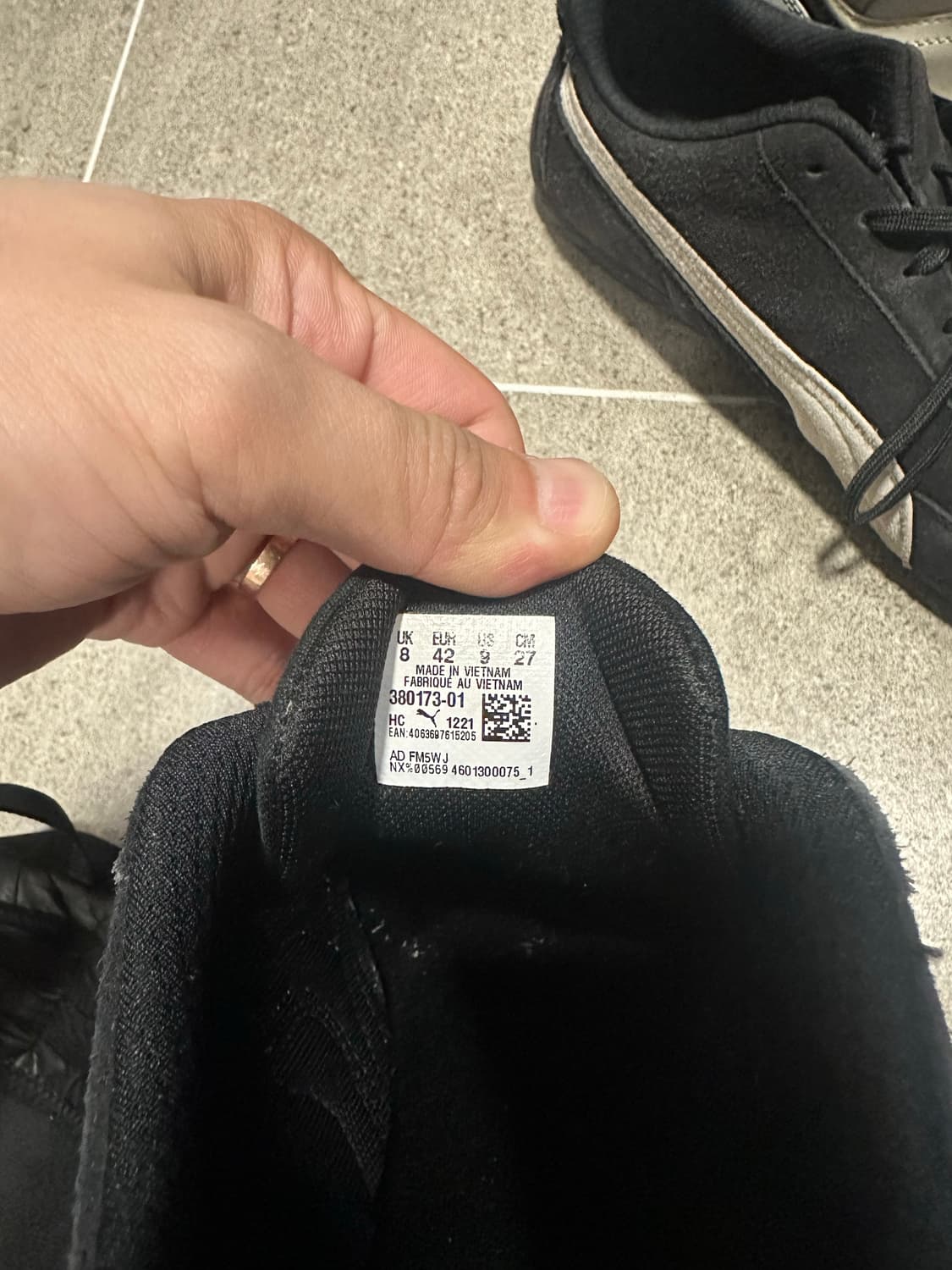 푸마 스피드캣 블랙 상품이미지5